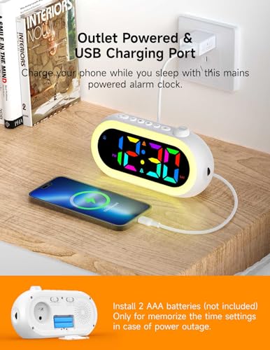 OCUBE Sunrise Alarm Clock for Kids and Teens