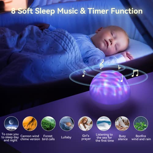 Galaxy Projector: Starry Night Light, Music Speaker, Remote