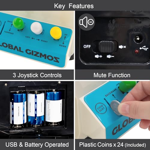 Global Gizmos Claw Machine Arcade Game for Kids