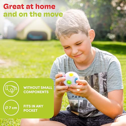 CUBIDI® Rainbow Puzzle Ball: Brain Teaser for Kids
