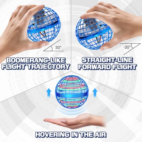 Hand Controlled Flying Orb Toy - Blue