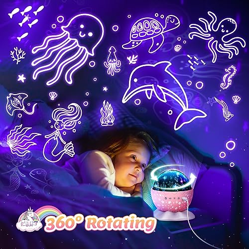Unicorn Night Light Projector - Gifts for Girls