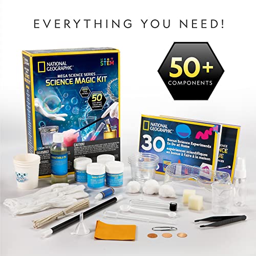 Nat Geo Science Magic Set - 50 Experiments & Magic