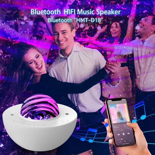 Galaxy Projector: Starry Night Light, Music Speaker, Remote