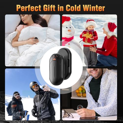 Rechargeable Hand Warmers 2-Pack, Electric Pocket Heater