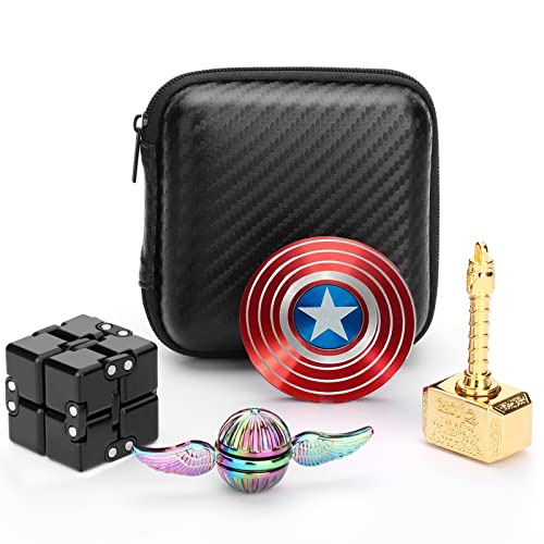 Fidget Spinner Set with Infinity Cube & Gryo