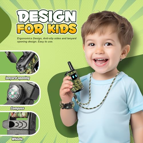 Walkie Talkie Kids & Compass Wristband - Outdoor Adventure