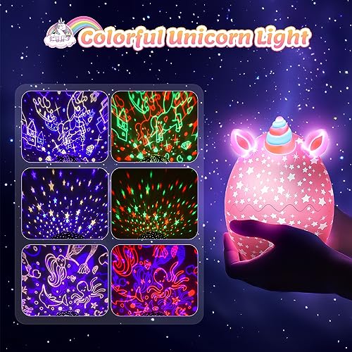 Unicorn Night Light Projector - Gifts for Girls
