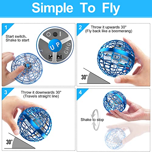 Rechargeable LED Flying Orb Ball for Kids and Adults