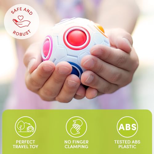 CUBIDI® Rainbow Puzzle Ball: Brain Teaser for Kids