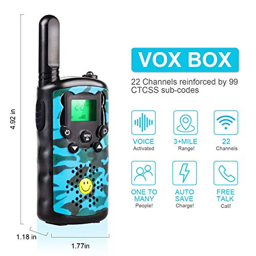NEHOPE Walkie Talkies - Long Range, 2 Way Radio