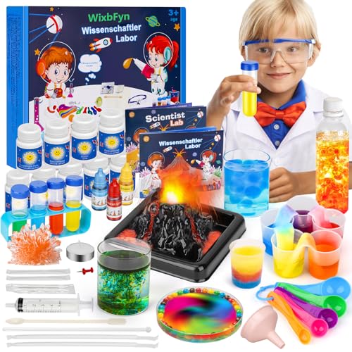 Kids Science Experiment Set: Grow Crystals & Make Rainbow