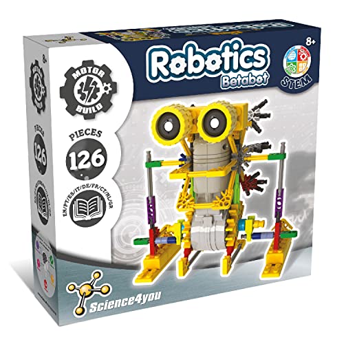 Science4you Betabot Robot Building Kit - 126 Piece Construction