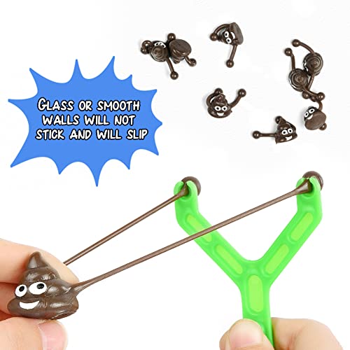 Ainiv Squeeze Slingshot Toy - 12 Toys, 3 Slingshots