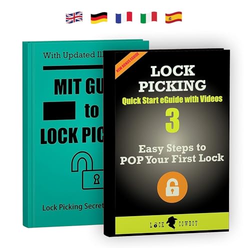 Professional 20-Piece Lockpicking Set with Transparent Padlock | Gadgets for Men