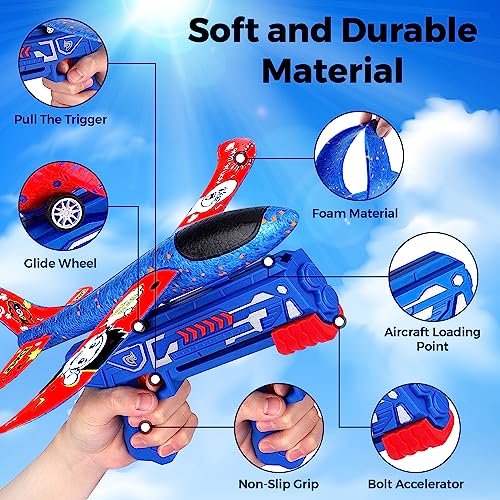 BubPen Shoot-A-Plane - Airplane Launcher Toy