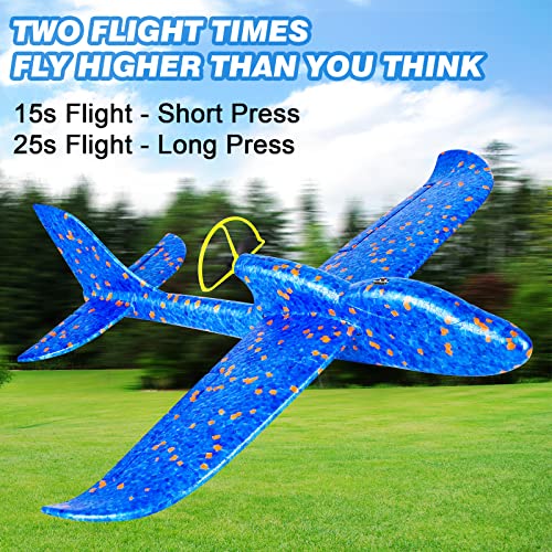 2023 Electric Airplane Toy, Foam Throwing Glider