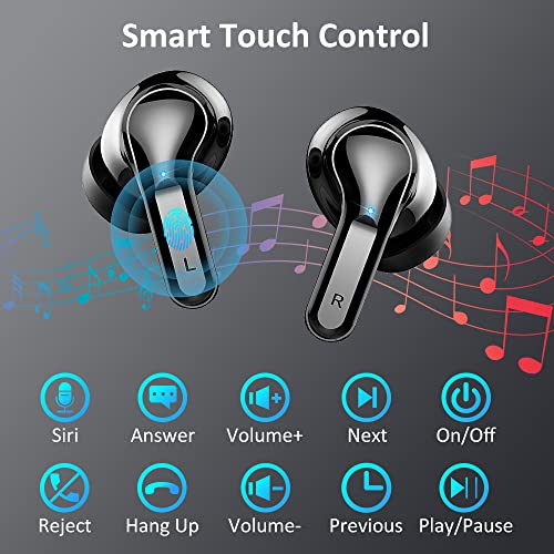 Wireless Bluetooth Earbuds: 40H Deep Bass IP7 Waterproof