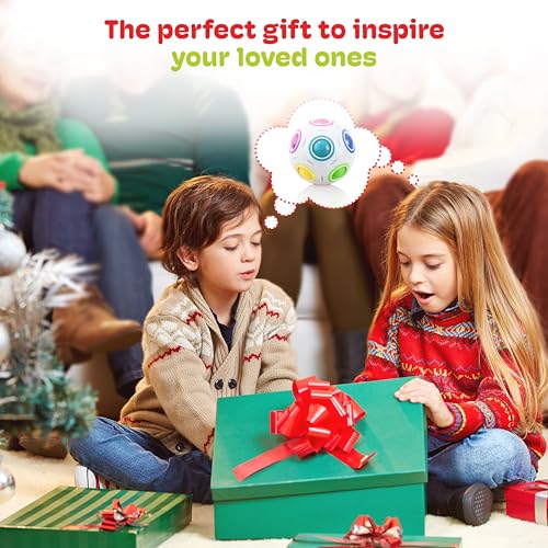 CUBIDI® Rainbow Puzzle Ball: Brain Teaser for Kids
