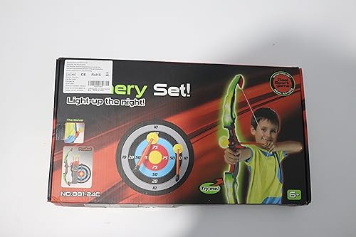 LED Archery Set for Kids: Bow, Arrow, Target