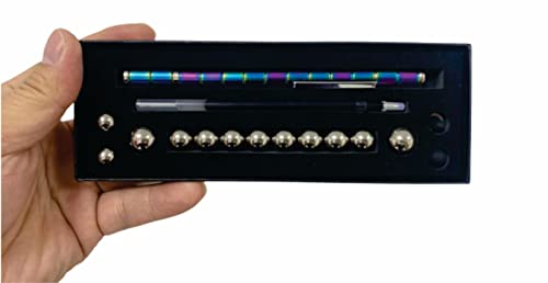 Multicolor Magnetic Fidget Pen with Blue Ink