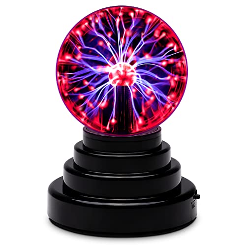 CGBOOM Plasma Ball: 3" Touch Sensitive Lightning Sphere
