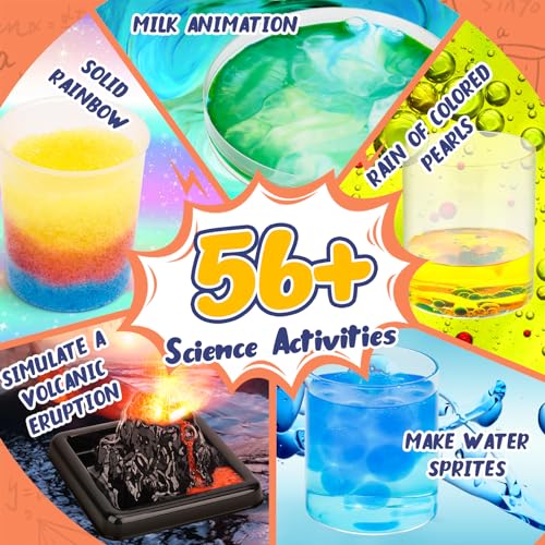 Kids Science Experiment Set: Grow Crystals & Make Rainbow
