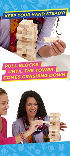 Hasbro Jenga Classic: Promotes Reaction Speed, Ages 6+
