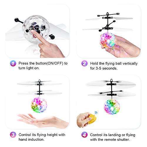 RC Flying Ball Toy: Interactive Game for Kids