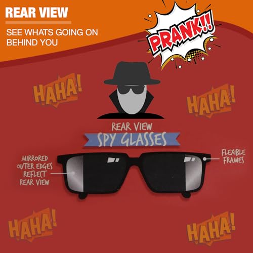 Spy Glasses: See Behind You with Rear View Mirror