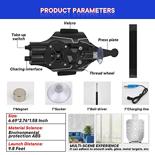 Spider Web Shooter, Electric Reel-in Launcher, Silk Toy