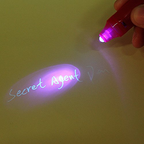 MALEDEN Invisible Ink Pen with UV Light (6)
