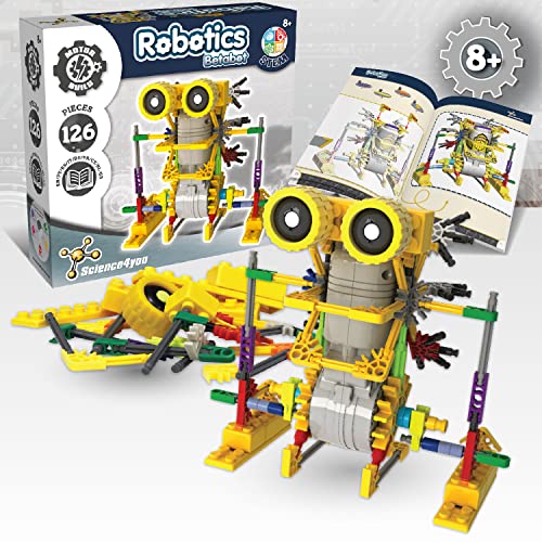 Science4you Betabot Robot Building Kit - 126 Piece Construction