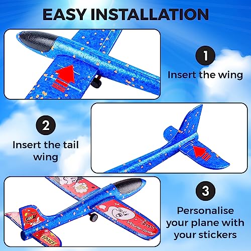 BubPen Shoot-A-Plane - Airplane Launcher Toy