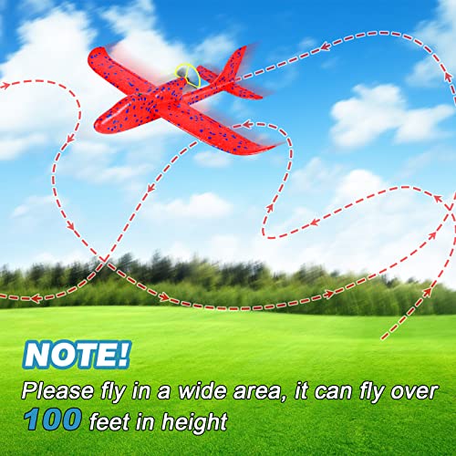 2023 Electric Airplane Toy, Foam Throwing Glider