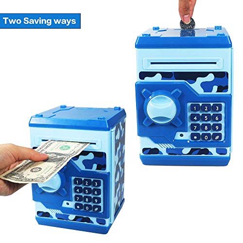 HUSAN Code Lock Piggy Bank - Kids Mini ATM