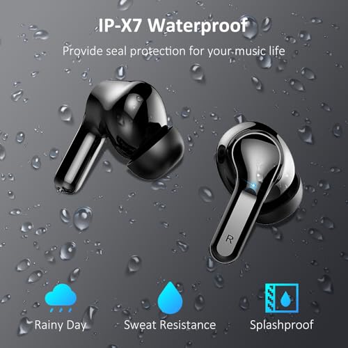 Wireless Bluetooth Earbuds: 40H Deep Bass IP7 Waterproof