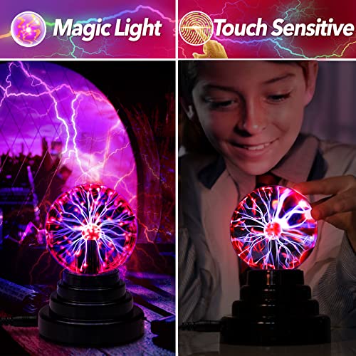 CGBOOM Plasma Ball: 3" Touch Sensitive Lightning Sphere