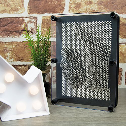 Metal Pin Art Impression Toy - Fun Desktop Sculpture