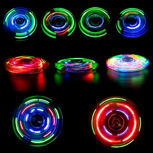 FIGROL LED Light Fidget Spinner, Rainbow Hand Spinner