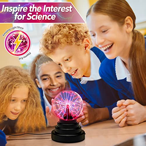 CGBOOM Plasma Ball: 3" Touch Sensitive Lightning Sphere