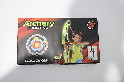 LED Archery Set for Kids: Bow, Arrow, Target