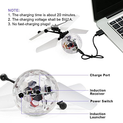Remote Control Flying Ball - Kids' Indoor/Outdoor Gadget