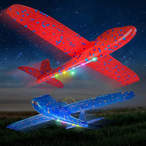 2023 Electric Airplane Toy, Foam Throwing Glider