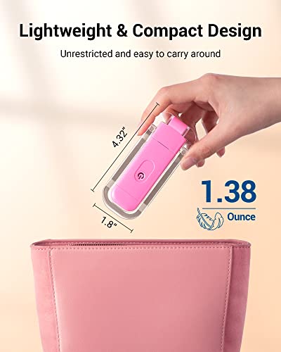 DEWENWILS Clip On LED Book Light - Pink