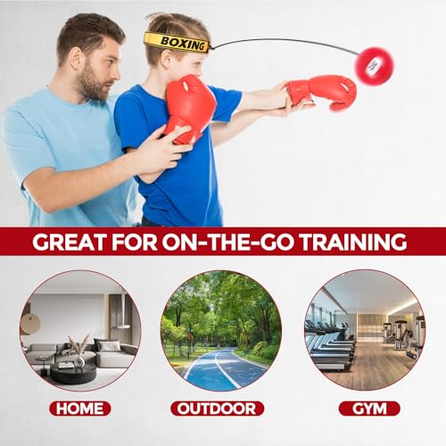 Boxing Reflex Ball Headband - Improve Speed & Agility