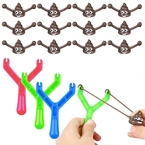 Ainiv Squeeze Slingshot Toy - 12 Toys, 3 Slingshots
