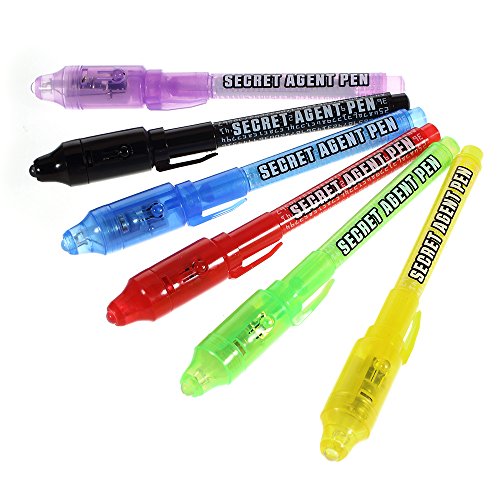 MALEDEN Invisible Ink Pen with UV Light (6)