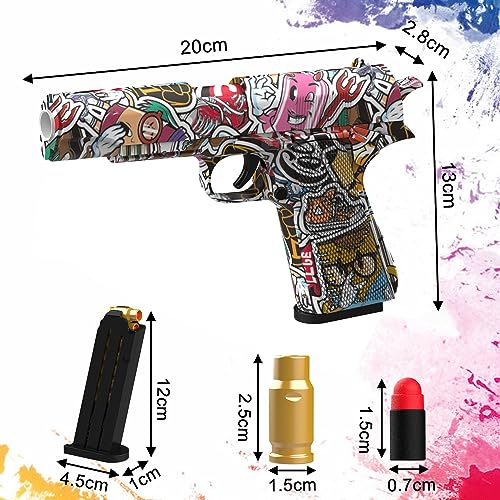 Shell Ejecting Foam Bullet Pistol Blaster - Kids' Educational Gadget