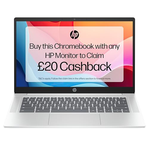 HP Chromebook 14" with Intel N100, 4GB RAM